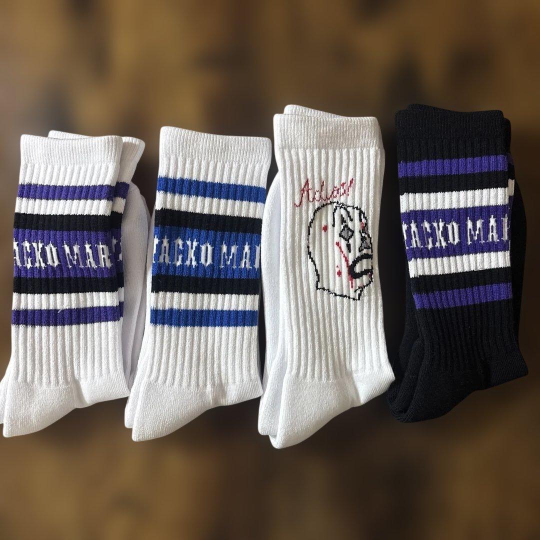 WACKO MARIA ソックス 4足セット　マスクマン