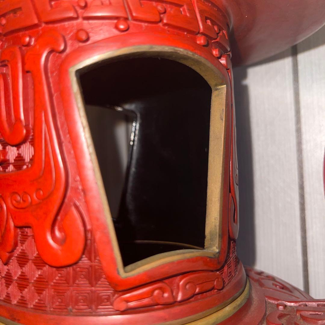 中国 線香立て 大香炉 三つ足 置物 陶芸 唐 アンティーク 時代 骨董品 文化