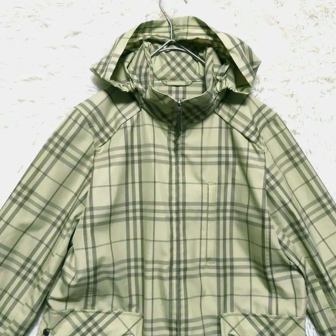 バーバリーロンドン　チェック　ブルゾン　ゴルフ　ウィンドブレーカー　フード　9