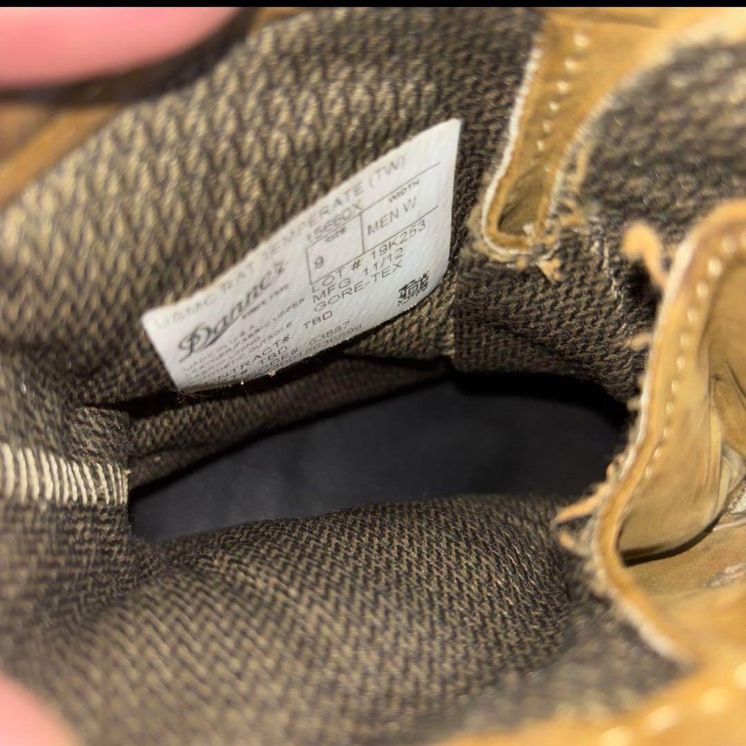 米軍　実物　DANNER GORE−TEX US 9 W 27cm 送料無料