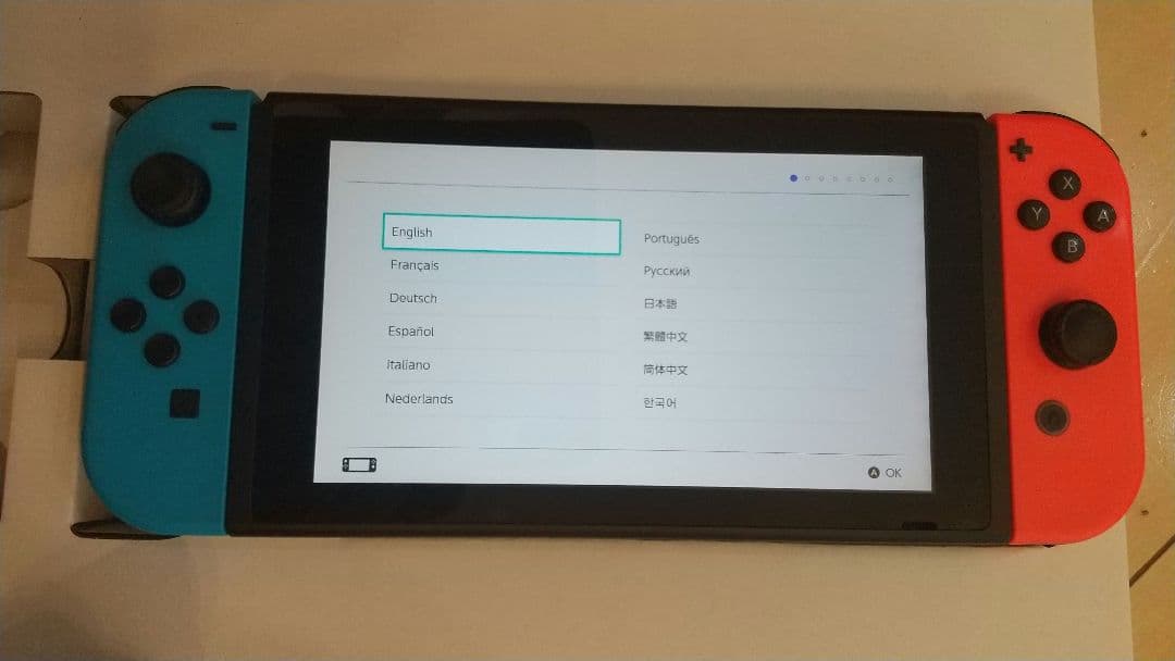Nintendo Switchセット+Joy-Con充電グリップ1個 通電確認済
