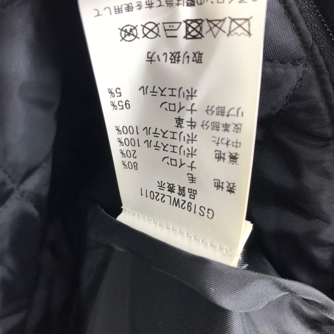 GAME SPORTS WEAR スタジャン ブラック S 牛革　アメリカ製