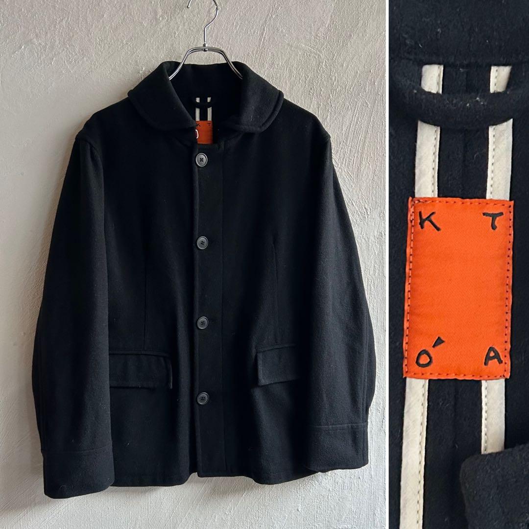 極美 KATO ハーフコート ブラック L カトー