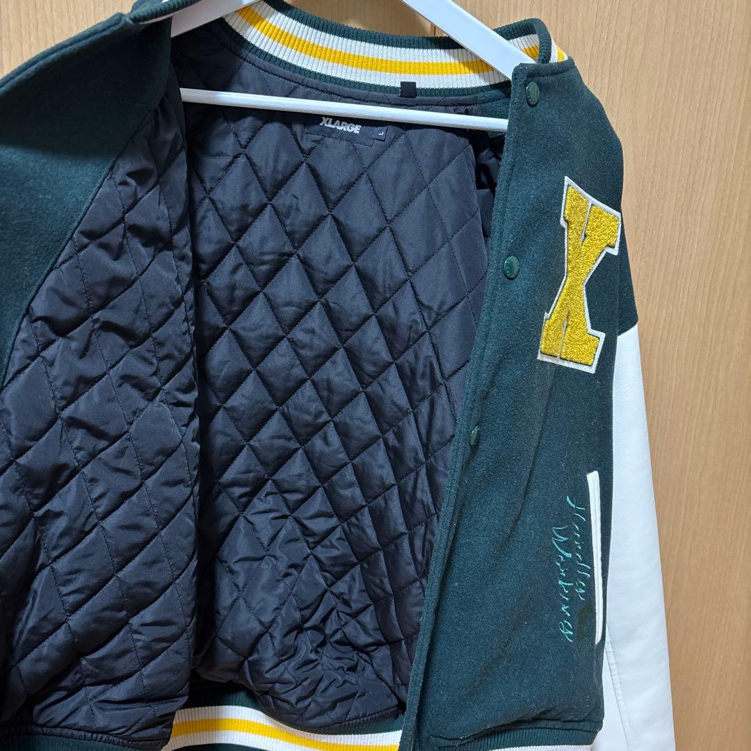 XLARGE スタジャン L ブラック/ホワイト