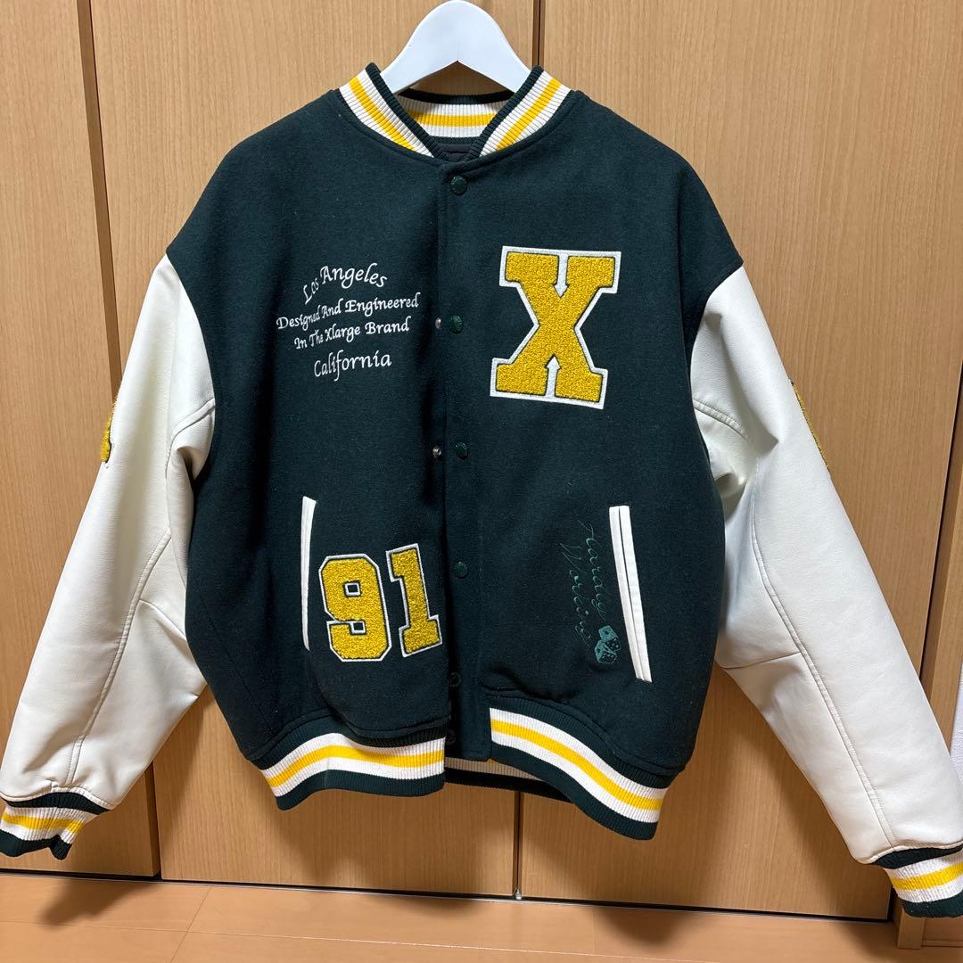 XLARGE スタジャン L ブラック/ホワイト