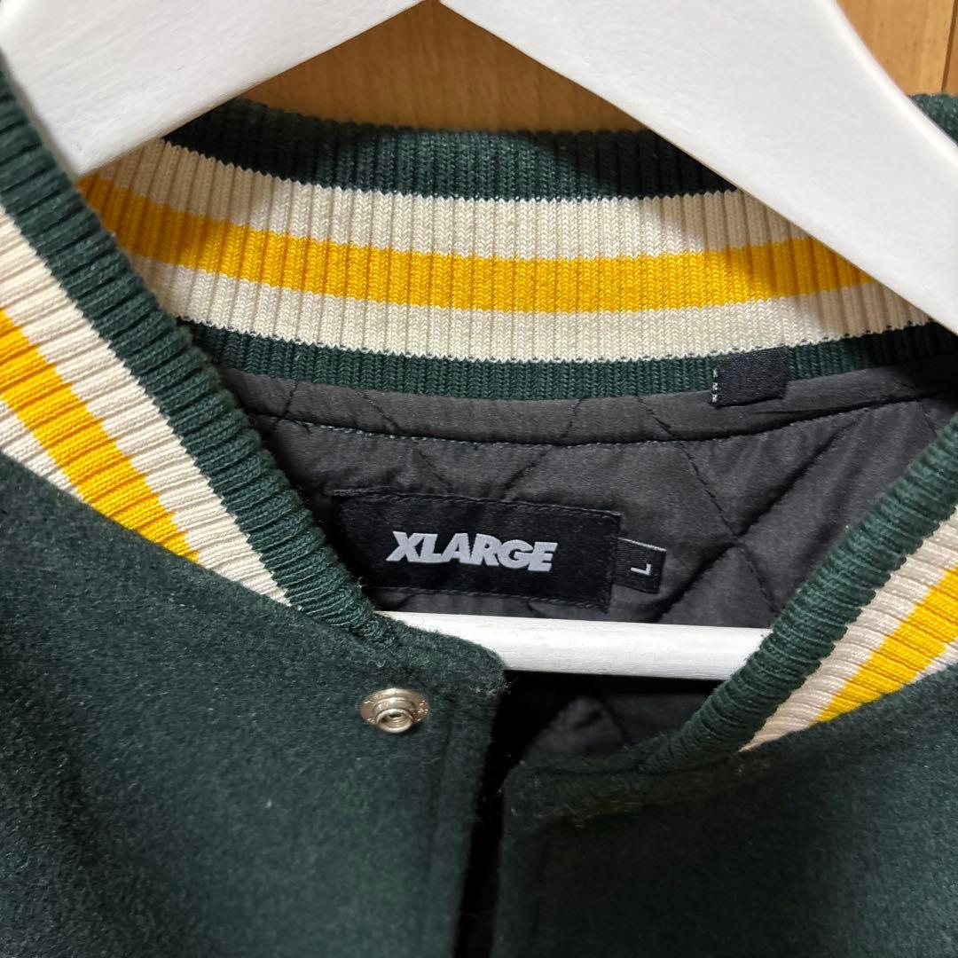 XLARGE スタジャン L ブラック/ホワイト