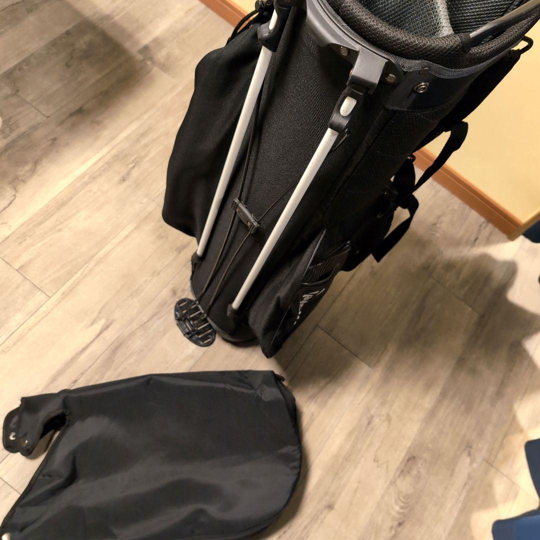 人気のブラック☆TaylorMade☆軽量スタンドキャディバッグ☆9.5型☆中古