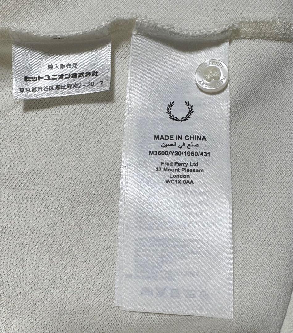 FRED PERRY M3600 ポロシャツ Mサイズ Y20