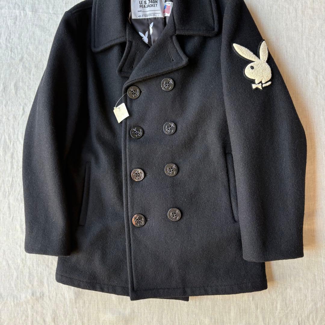 未使用品 USA製 ショット Schott プレイボーイ 740N Pコート