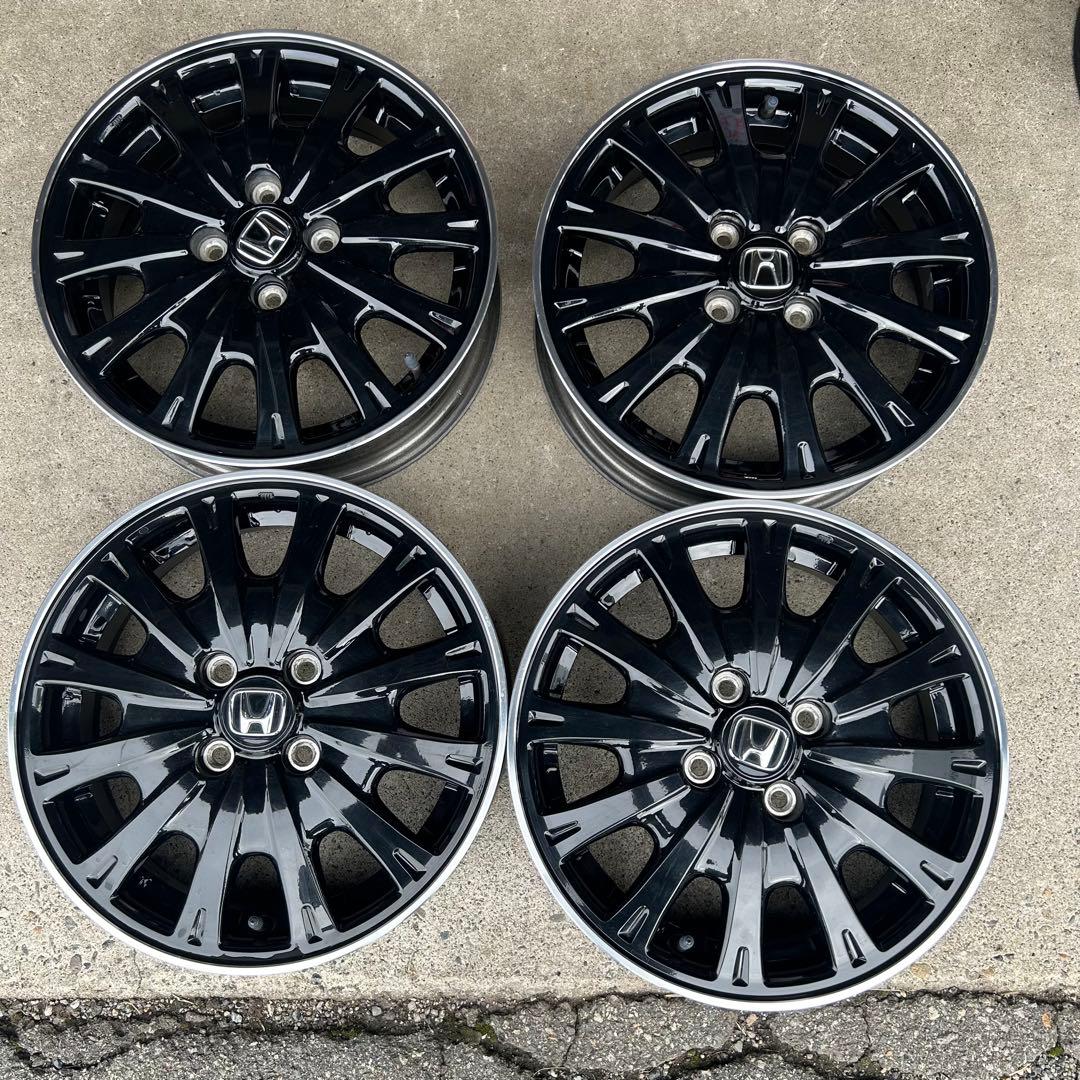 中古アルミ15Ｘ4.5　ホンダＮ-ＢＯＸカスタム純正アルミ　４本セット
