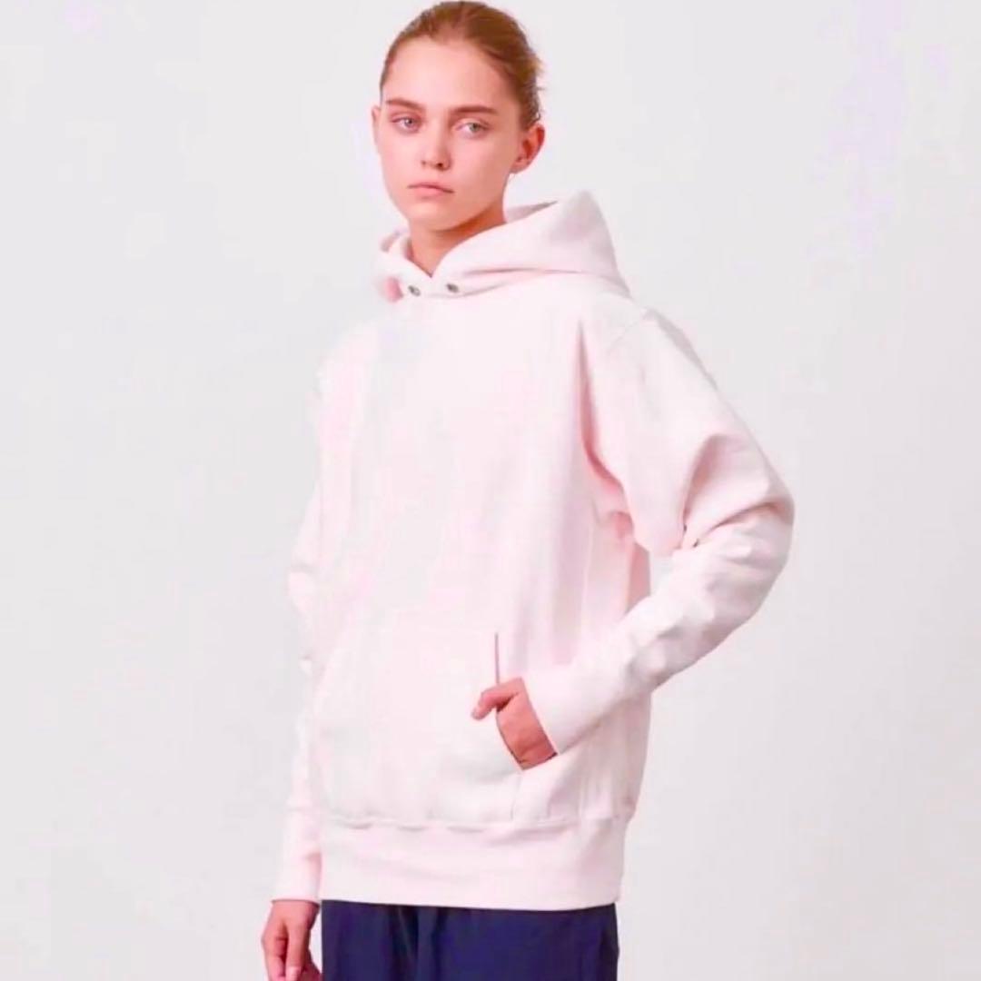【訳アリ】エイトン ATON パーカー フーディー ユニセックス ピンク 完売