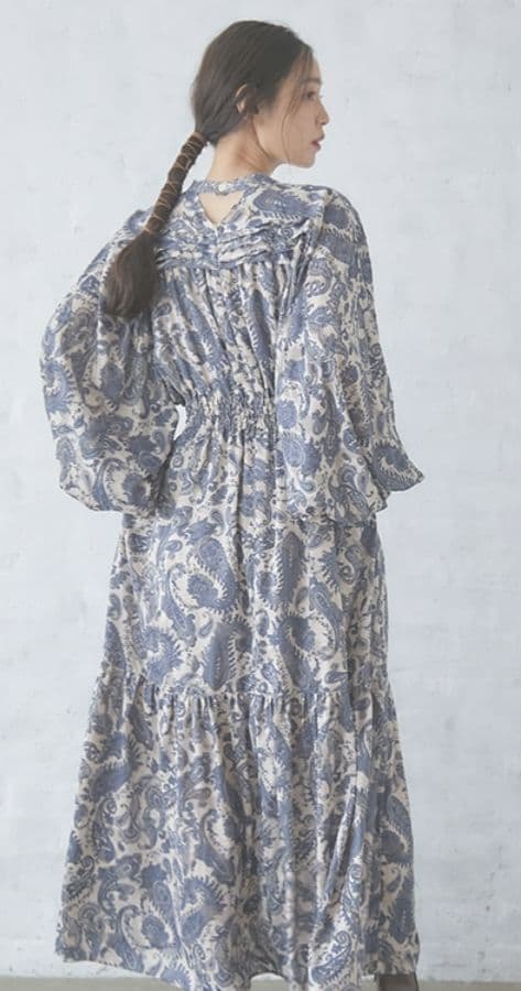 iNtimite ペイズリーワンピース 佐々木希　アンティミテ