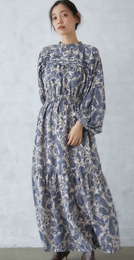 iNtimite ペイズリーワンピース 佐々木希　アンティミテ