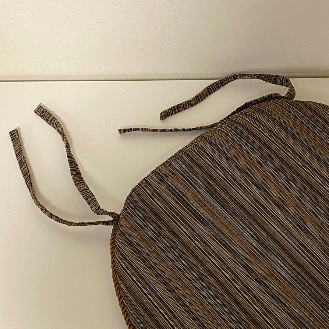 椅子用クッション／シートクッション／チェアパッド【６枚セット】