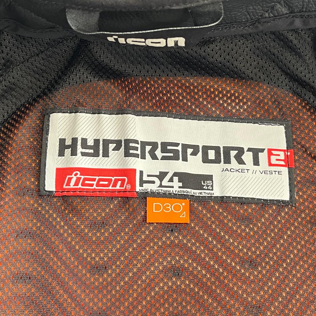 ICON HYPERSPORT 2 JKT レーシング レザージャケット 44