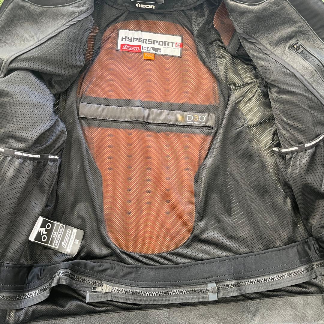 ICON HYPERSPORT 2 JKT レーシング レザージャケット 44
