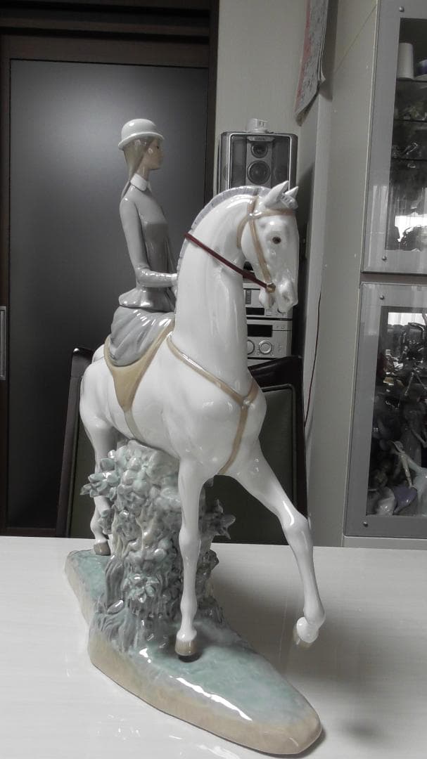 LLADRO　リヤドロ　【白い馬の少女】11　45ｃｍ　リアドロ 　　L476