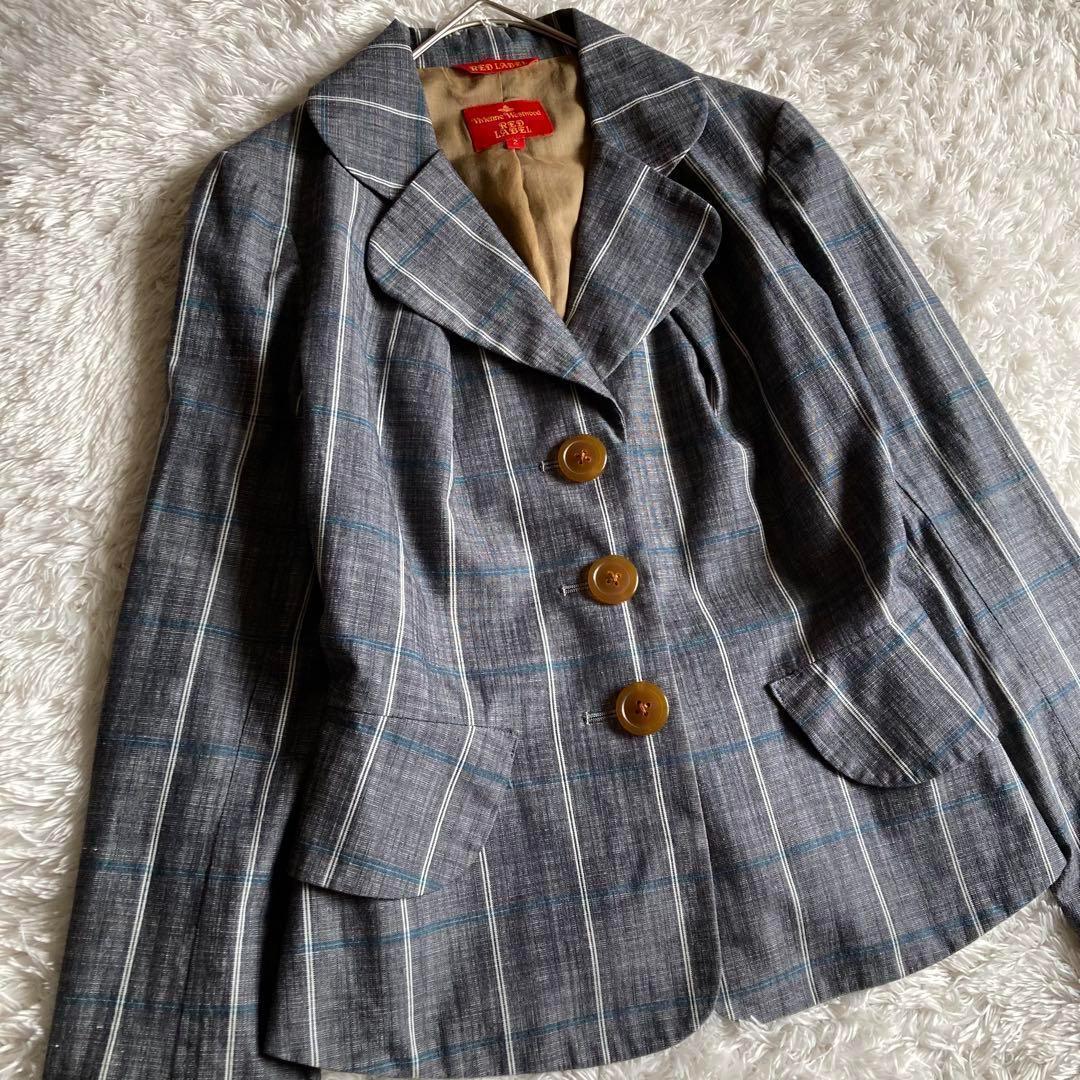 ヴィヴィアンウエストウッド ラブジャケット 希少 レア ストライプ M 日本製