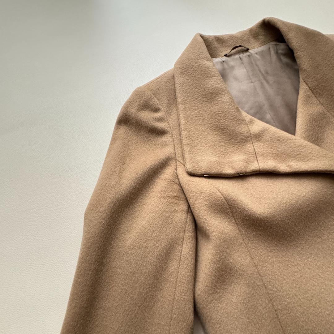 訳あり特価▫️アナイ カシミヤ100% ベルテッドーコート ベージュ　ロング　M