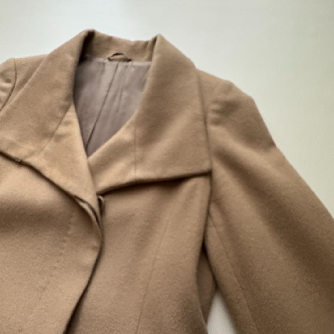訳あり特価▫️アナイ カシミヤ100% ベルテッドーコート ベージュ　ロング　M