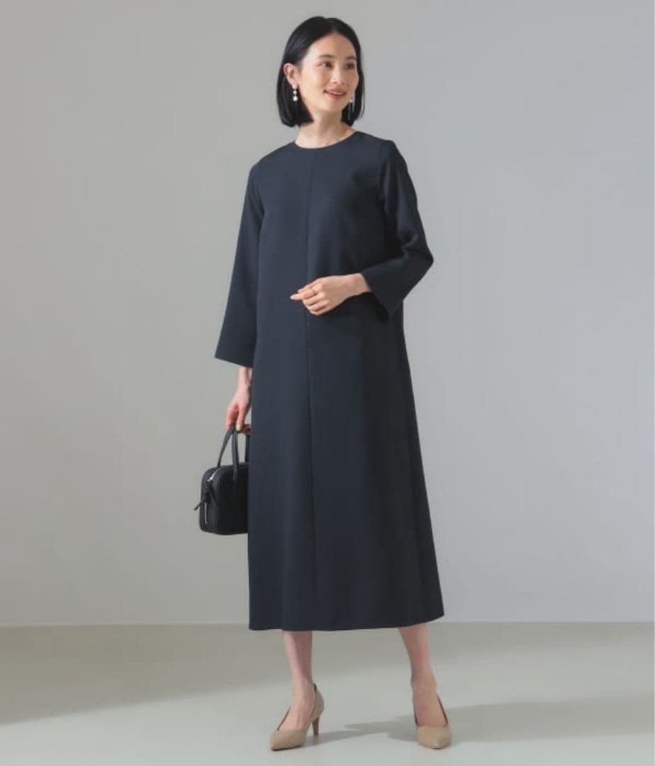 【美品】Demi-Luxe BEAMS ネイビーワンピース