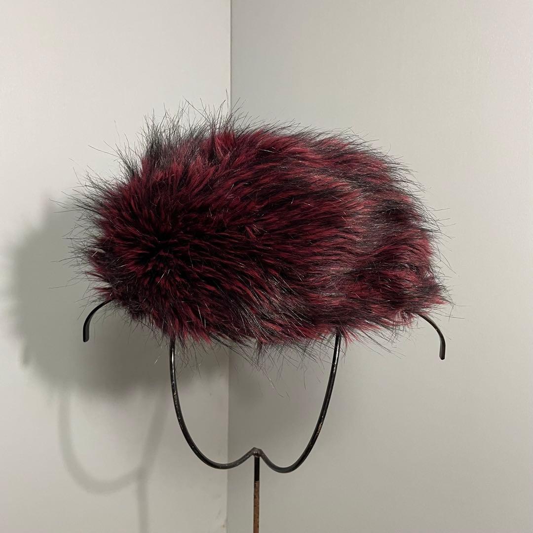 美品◆希少◆Alice Auaaアリスアウアア◆ファーベレー帽◆サイズ2