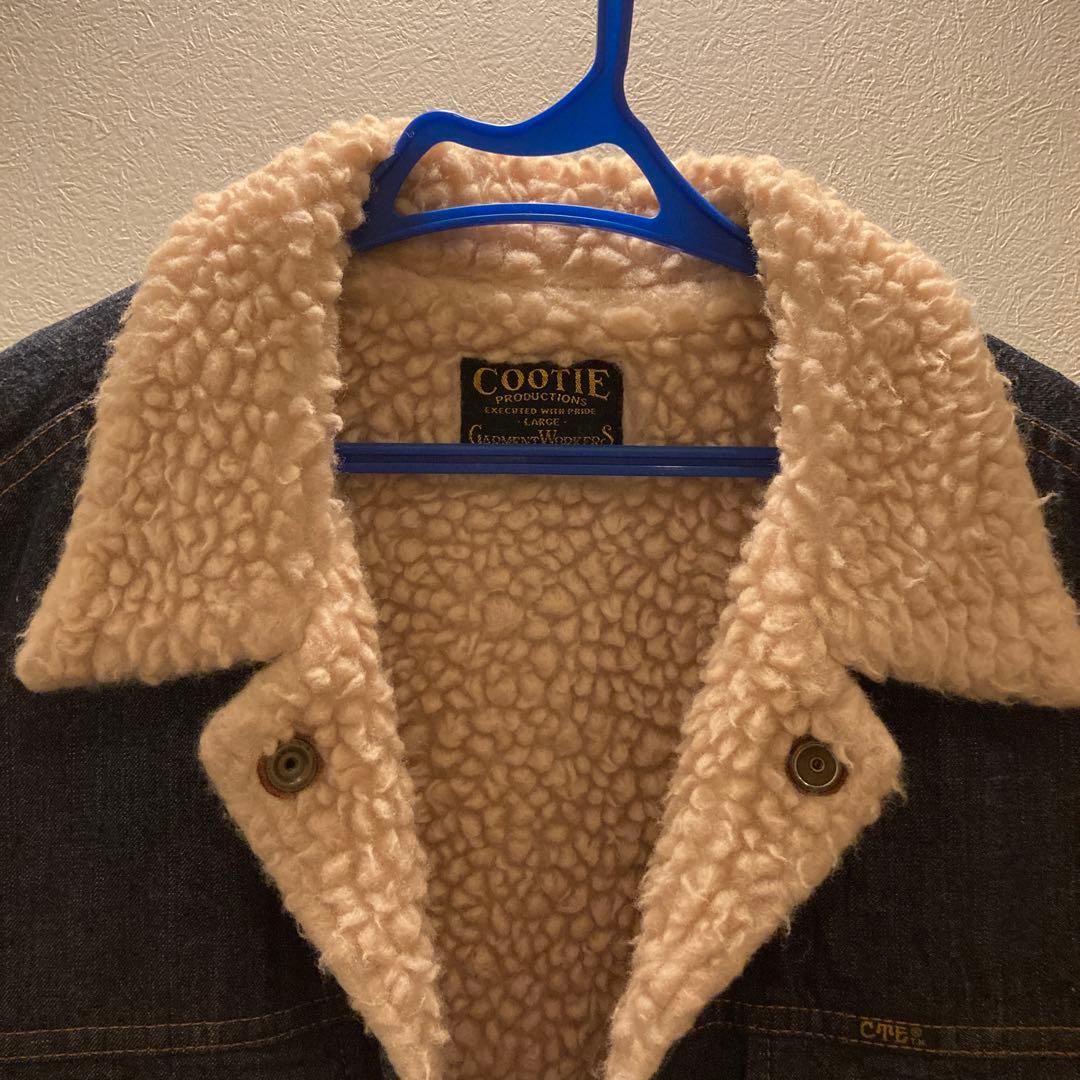 COOTIE ボアデニムジャケット サイズL 降谷建志