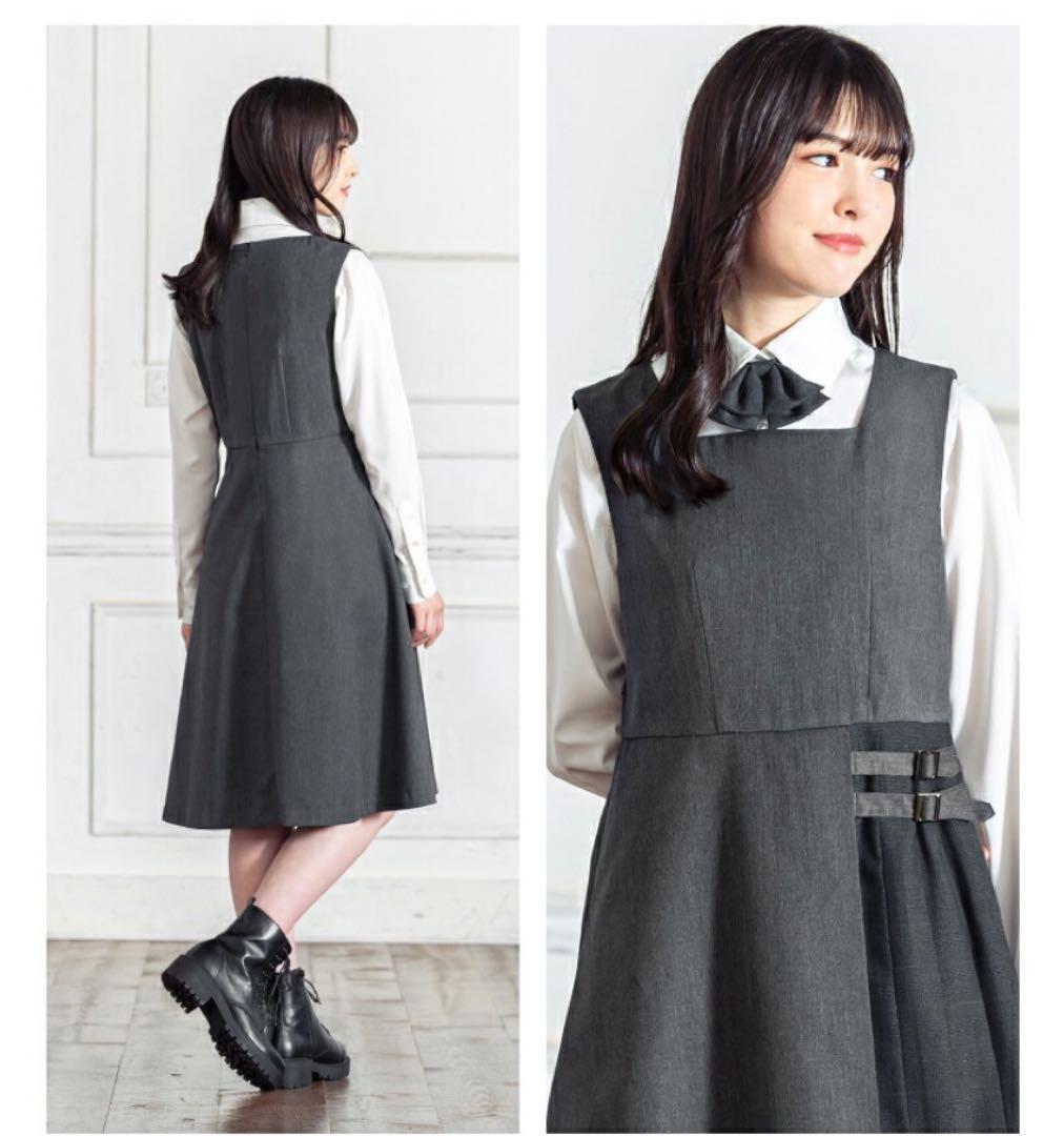 【卒業式】アリサナ 女の子 160cmフォーマルスーツ グレー