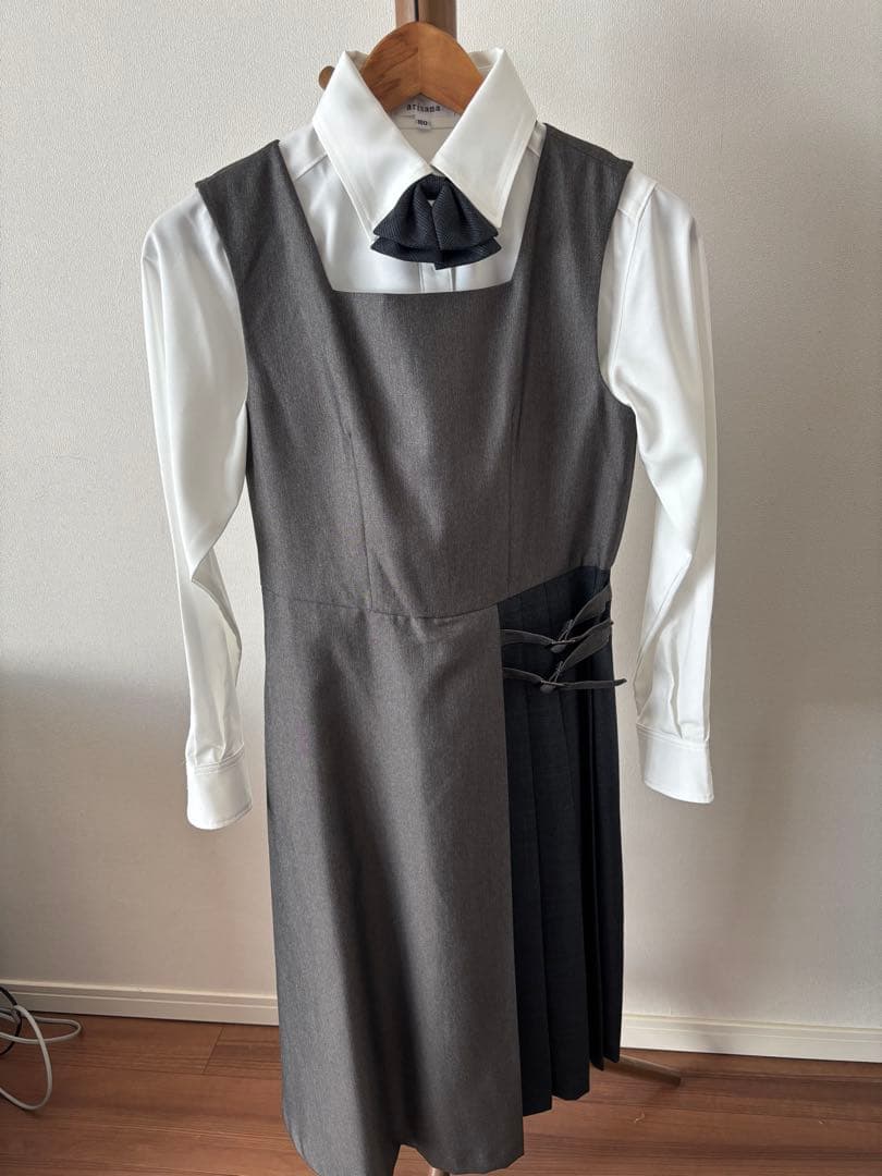 【卒業式】アリサナ 女の子 160cmフォーマルスーツ グレー