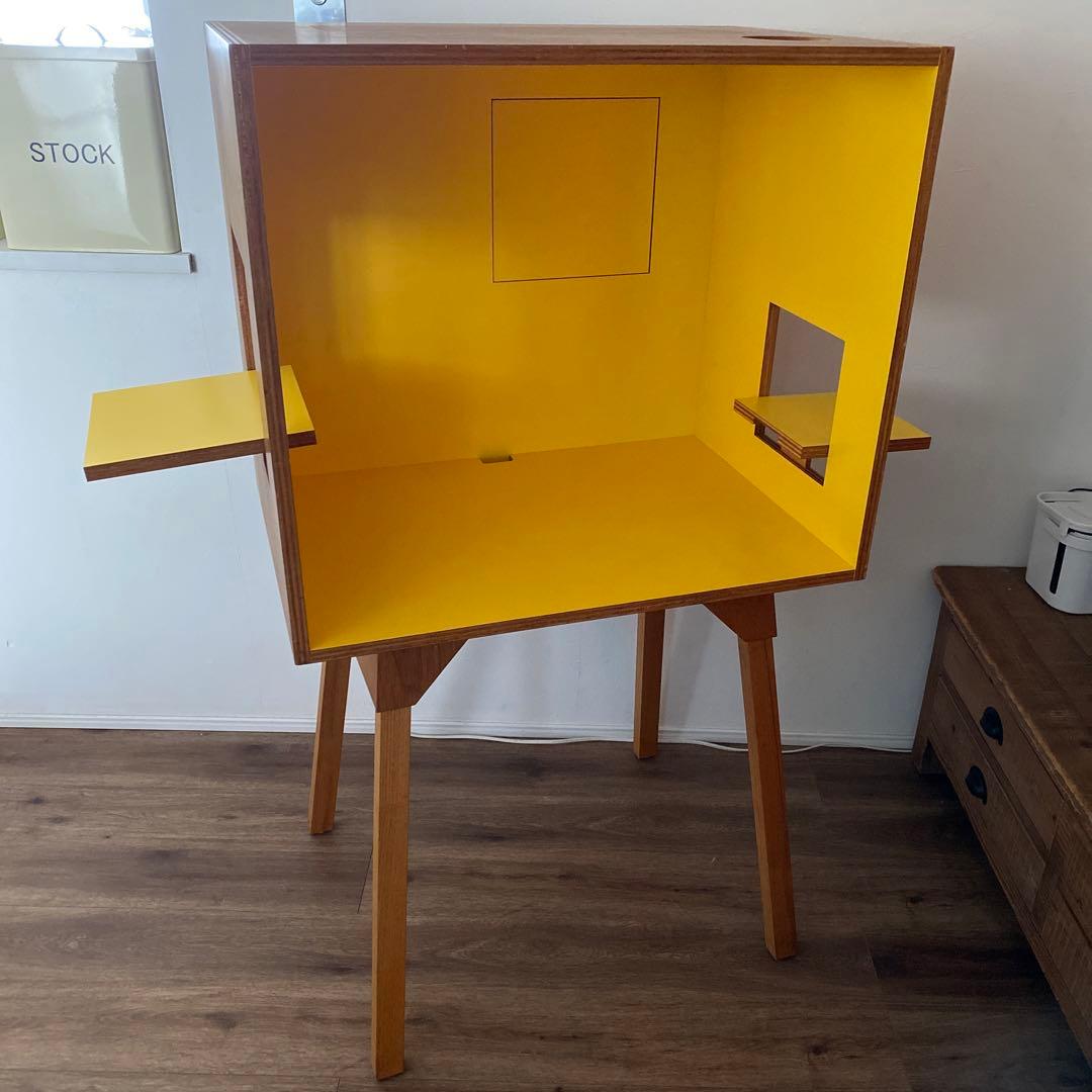 デスクのみ　コロロデスク　伊千呂　イエロー　学習机