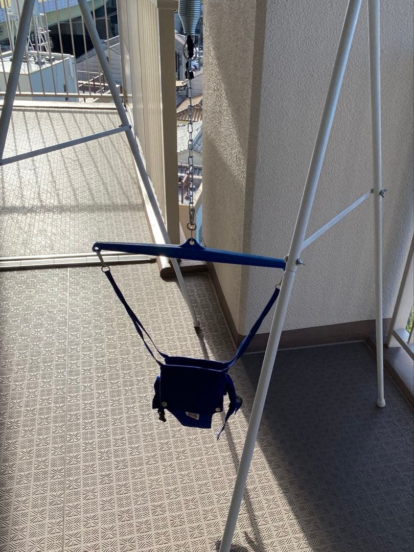 美品Jolly Jumper・ジョリージャンパー ポータブルスタンド ベビージム