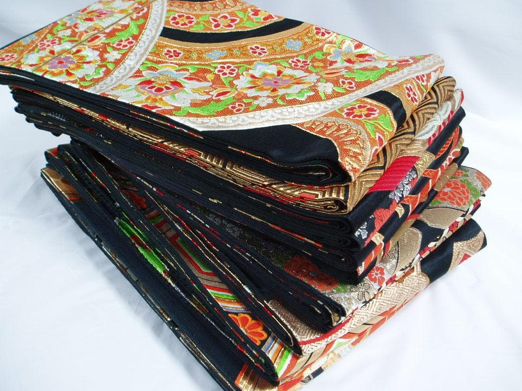 【hirotan】◆29◆袋帯黒袋帯留袖、振袖用16点まとめ売り
