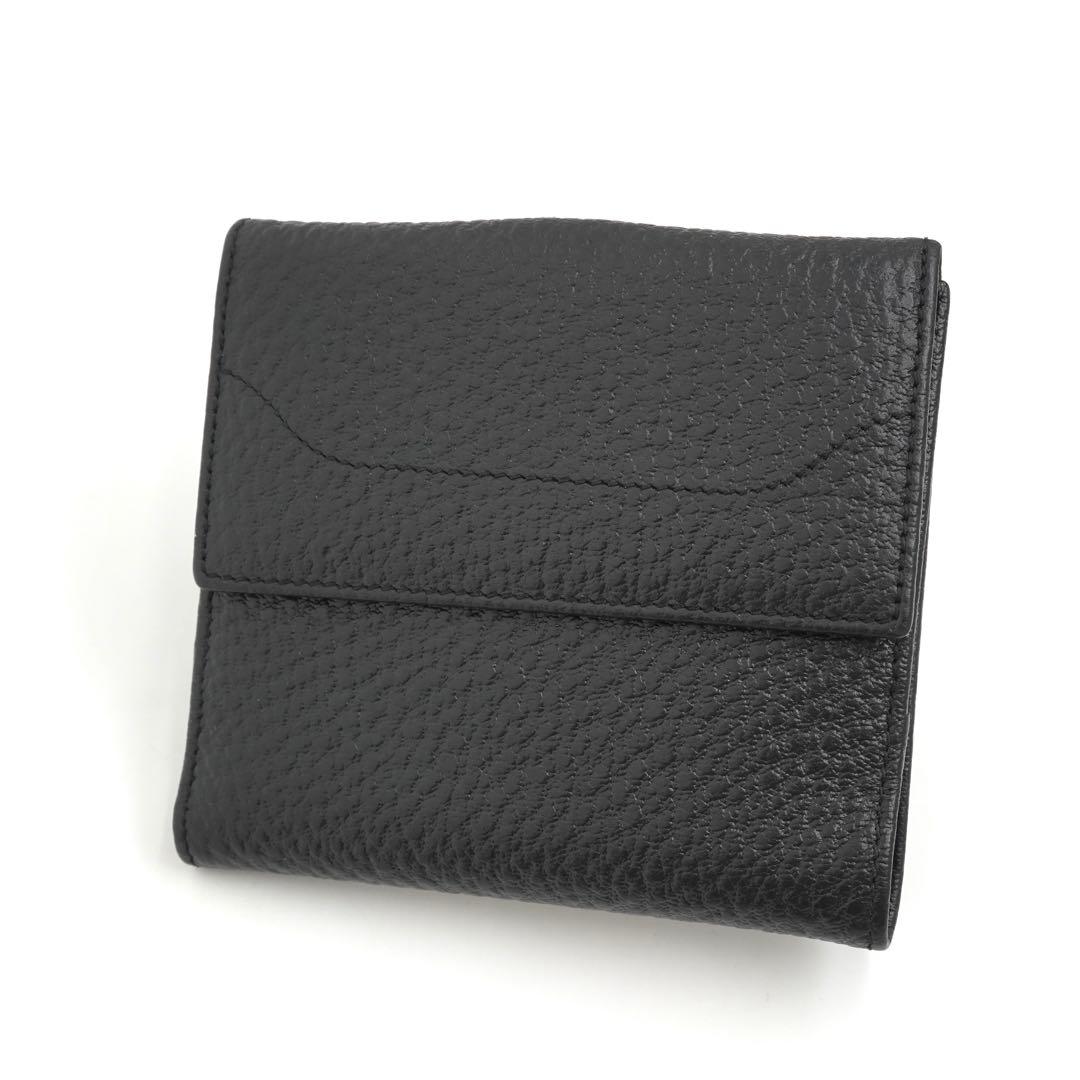 ✨未使用展示品✨　GUCCI ミニ財布　ジャッキー　ホースビット　二つ折り　黒色