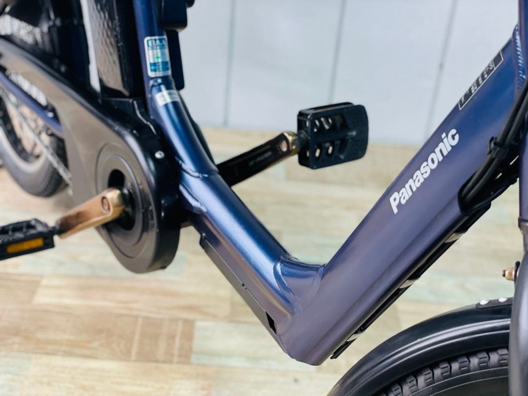 2474パナソニック12アンペア子供乗せ　電動アシスト自転車