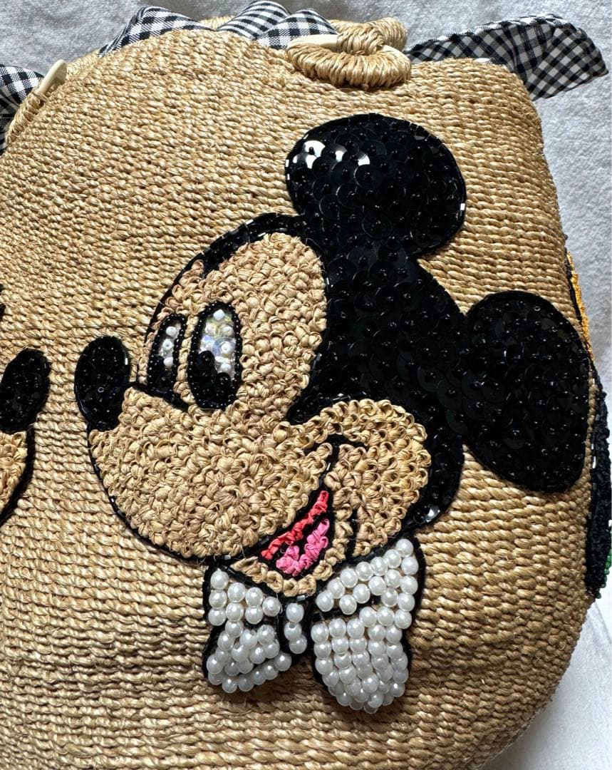 ビームスボーイ 20th 別注 Disney オールスター カゴバッグ