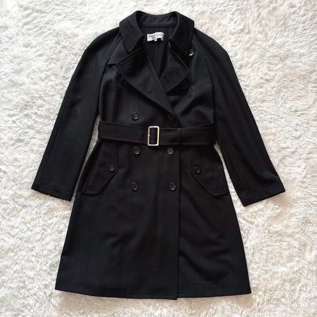 美品✨希少 ローブドシャンブル コムデギャルソン 木目柄 トレンチコート M