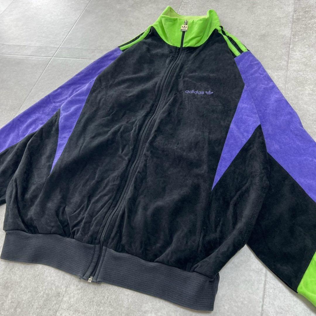 希少モデル　アディダス　トラックジャケット　ベロア　80s ventex