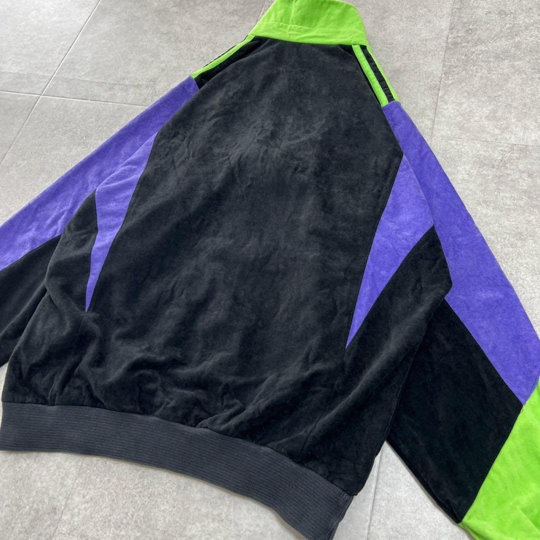 希少モデル　アディダス　トラックジャケット　ベロア　80s ventex
