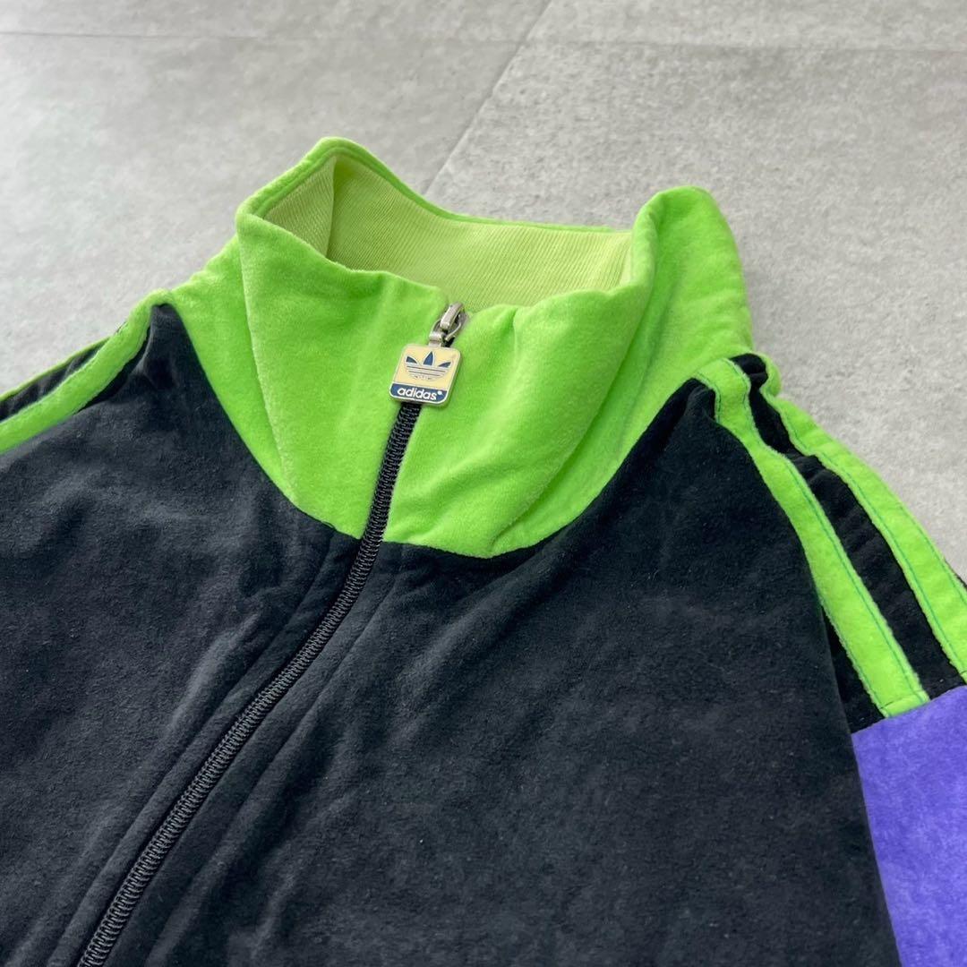 希少モデル　アディダス　トラックジャケット　ベロア　80s ventex