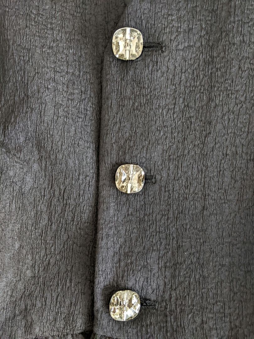 【極美品】フェンネル FENNEL ジャガードチュニックジレ ベスト ペプラム