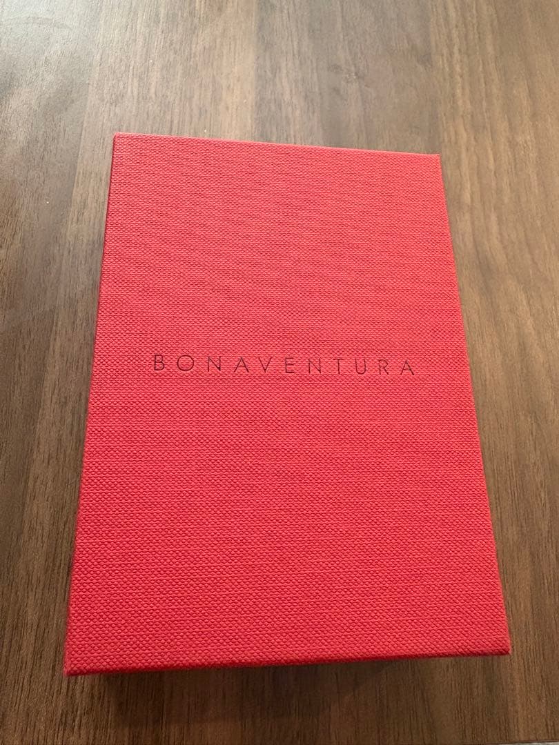 Bonaventura グレー レザー キーホルダー