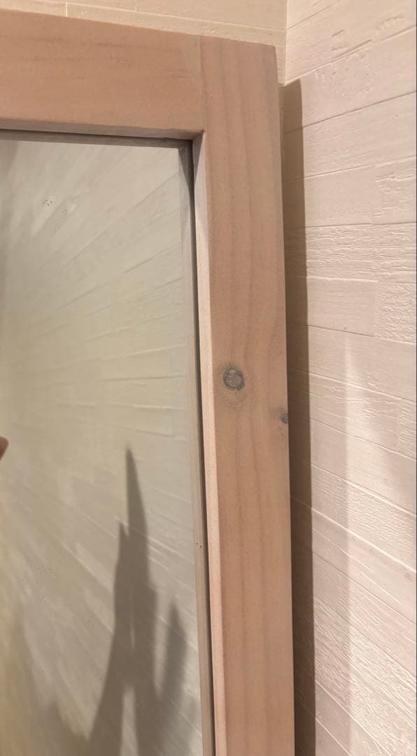 大きい全身鏡 160×78cm 大型鏡 木製フレーム おしゃれ