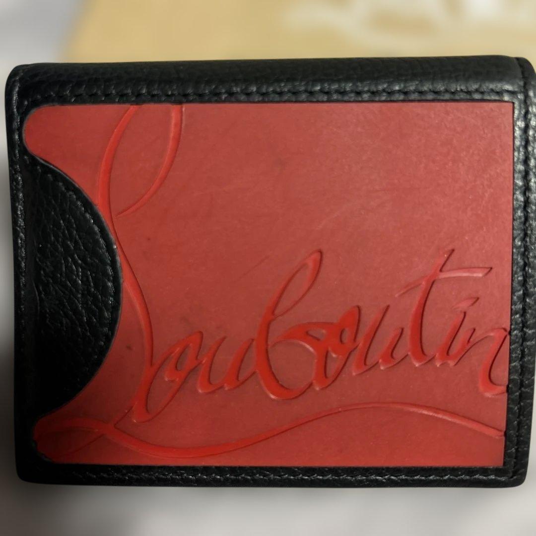 Christian Louboutin 二つ折り財布 黒/赤　値下げ不可
