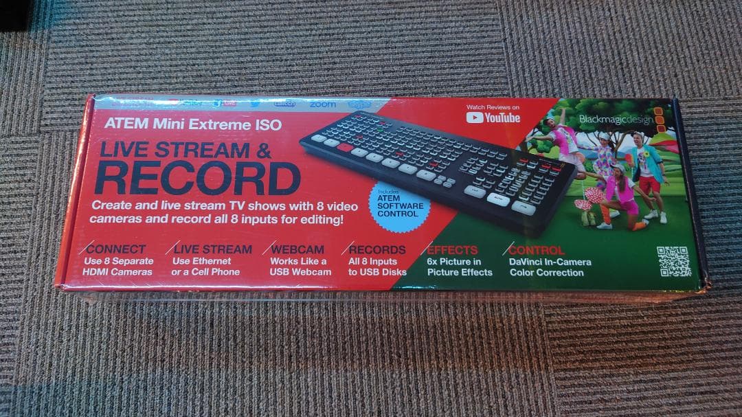 Blackmagic ATEM Mini Extreme ISO 新品未開封