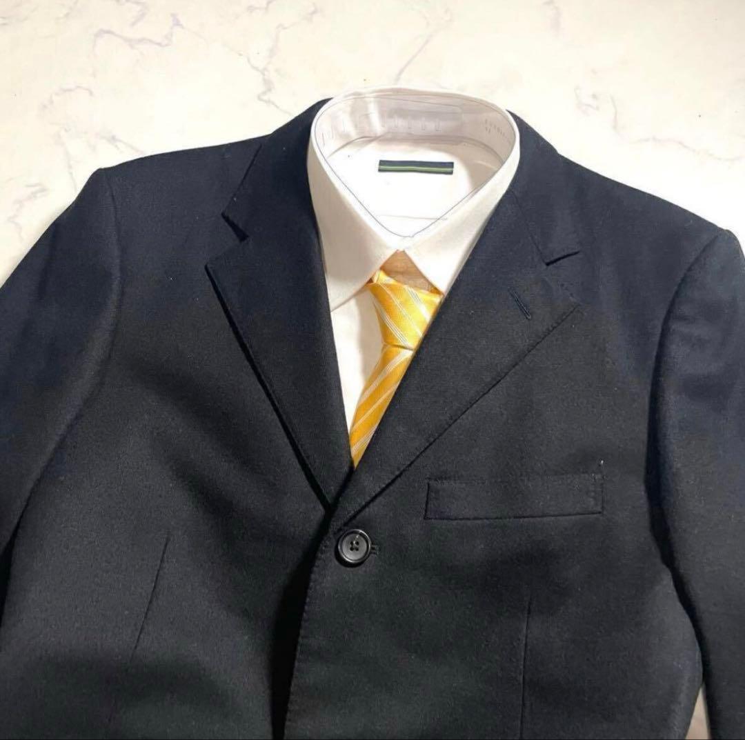 【S級美品】参考定価45万GUCCI Msize カシミア混 セットアップスーツ