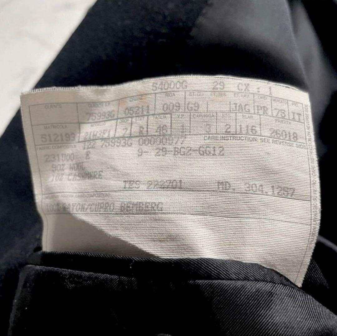 【S級美品】参考定価45万GUCCI Msize カシミア混 セットアップスーツ