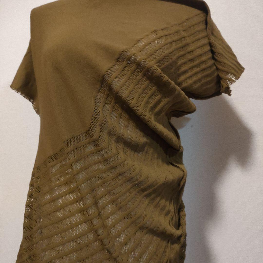 e45 超美品　イッセイミヤケ　変形カットソー　ニット　2