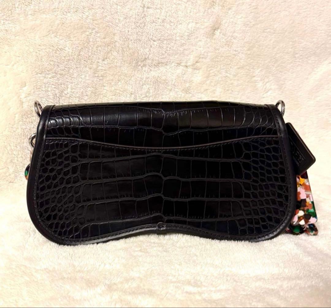 ※専　Coachtopia ウェイビー ディンキー バッグ・クロコ エンボスド