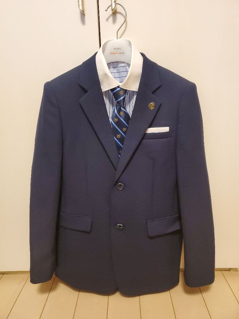 ワルツバイビームスデザイン　スーツ　男の子　160cm ネイビー