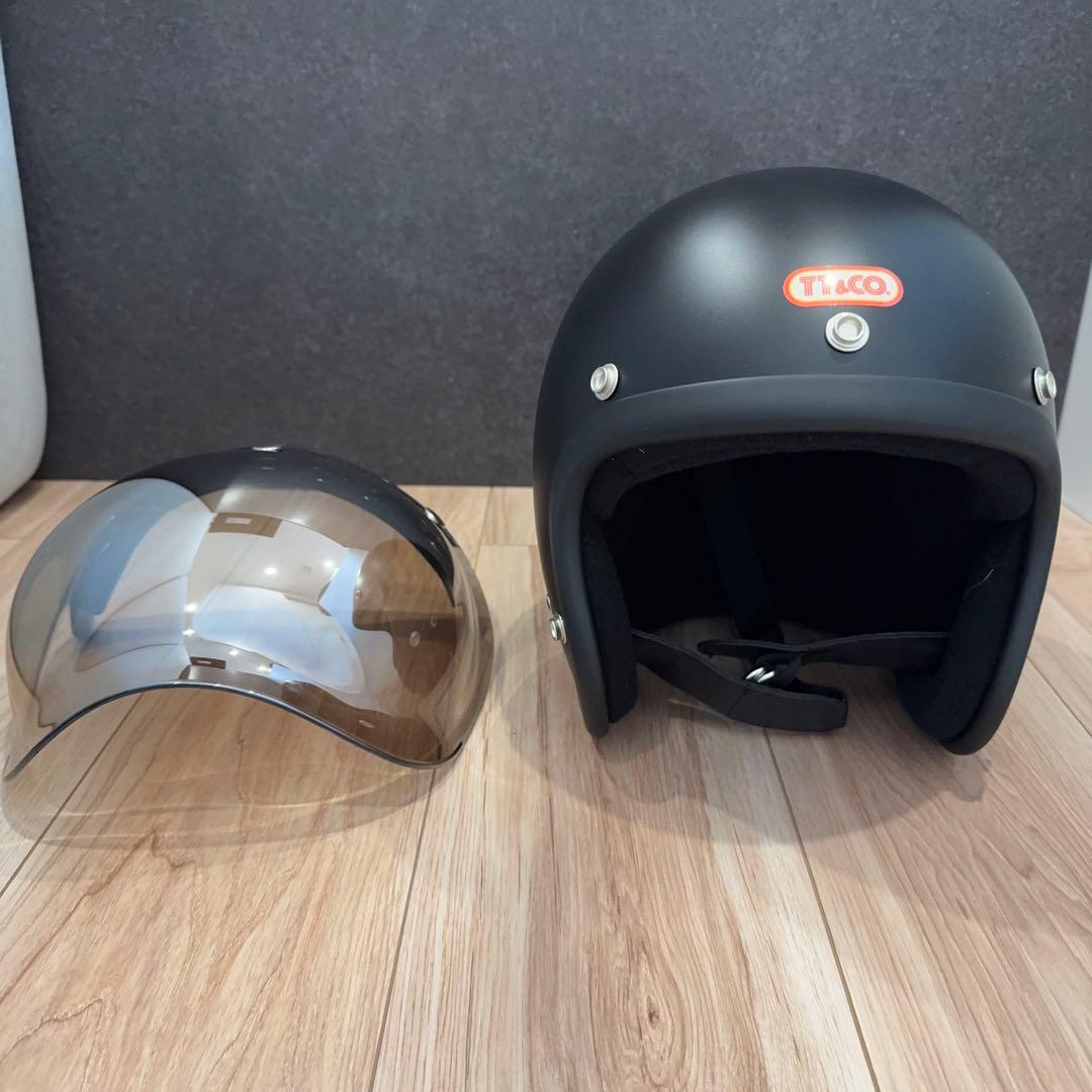 る*な様 TT&CO ジェットヘルメット マットブラック